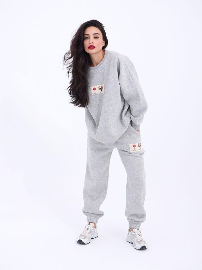 Fame Tracksuit Gray Wholesale Clothing Casual