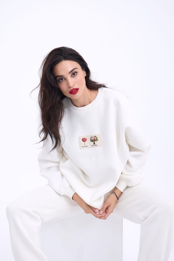 Fame Tracksuit Ecru Wholesale Clothing Casual