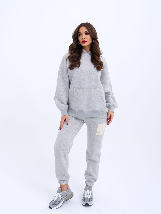 Fame Tracksuit Gray Wholesale Clothing Casual