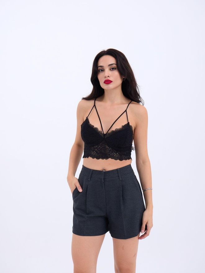 Fame Shorts Cortos Antracita Ropa al por mayor Casual