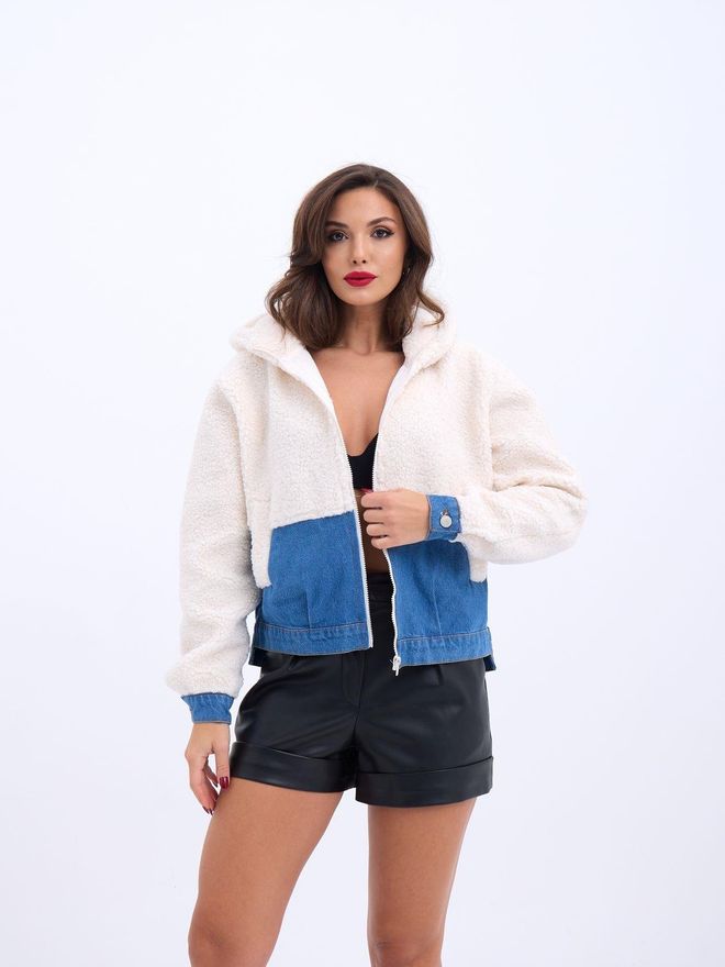 Fame Coat Ecru Wholesale Clothing Casual