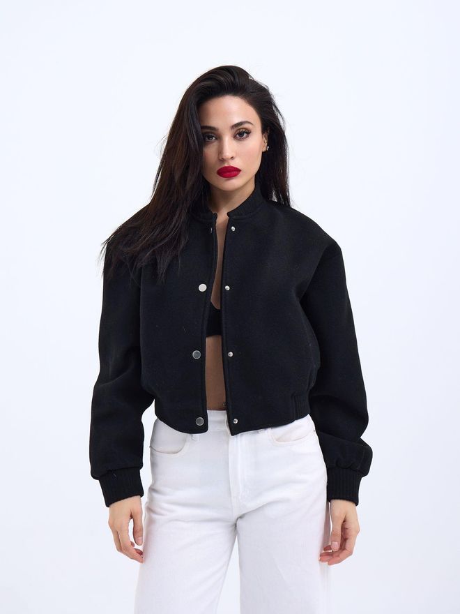 Fame Jacket Black Wholesale Clothing Casual