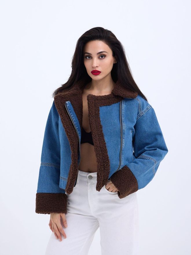 Fame Abrigo Azul Ropa al por mayor Algodón