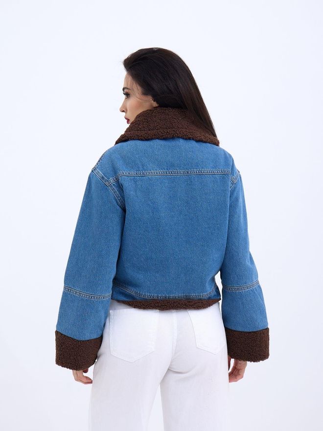 Fame Abrigo Azul Ropa al por mayor 2