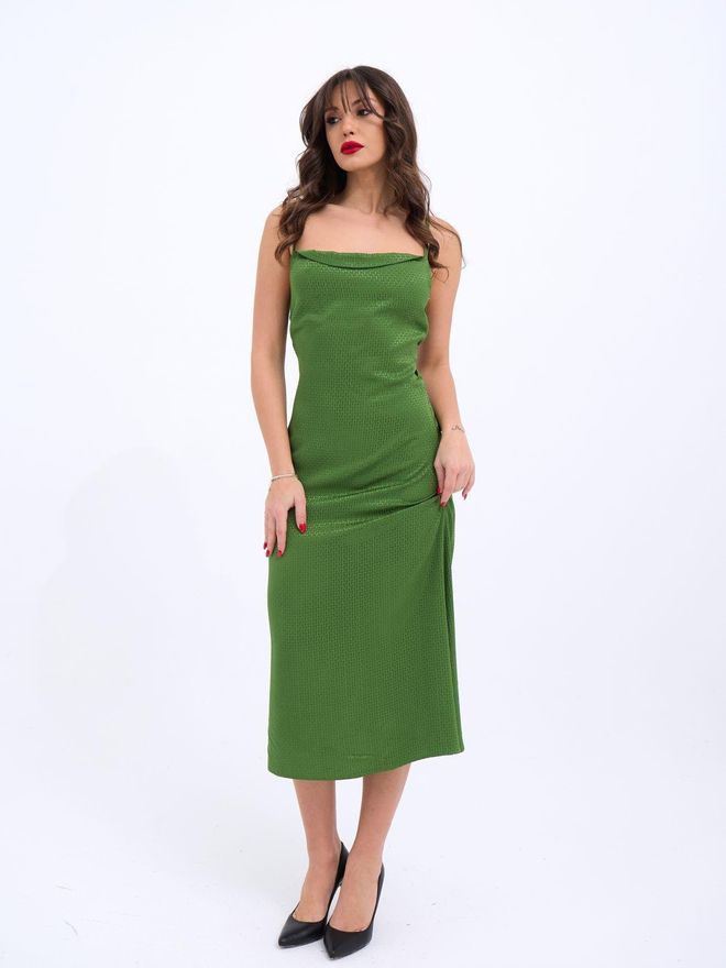 Fame Haljina Zelena Veleprodaja odjeće Elegantan