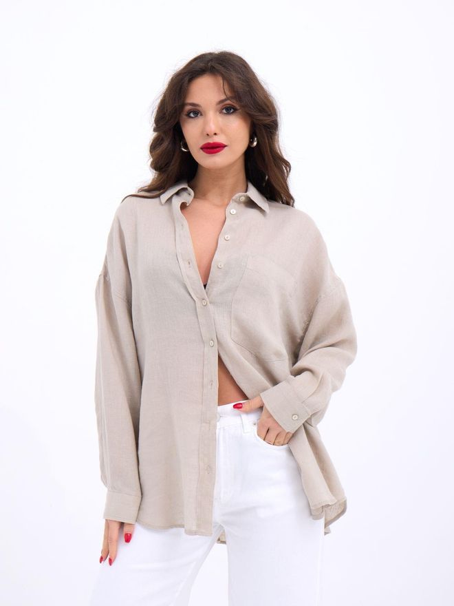 Fame Camicia Grey Abbigliamento all'ingrosso Casuale