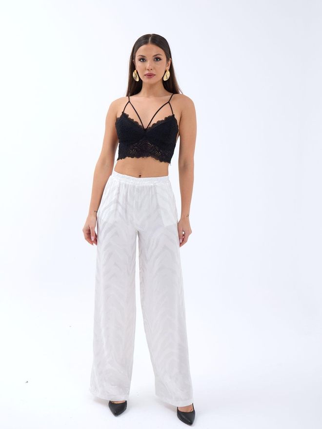 Fame Ancona Pants Ecru Wholesale Clothing Casual