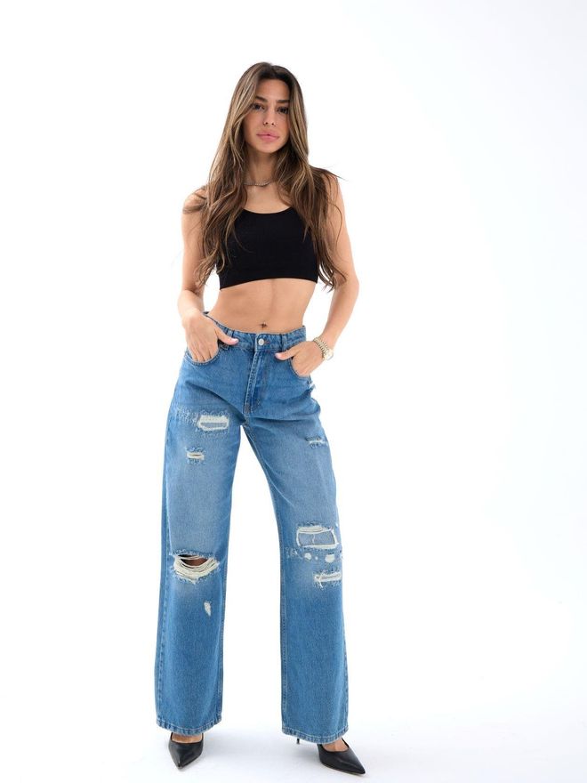 Fame Jeans Blue Wholesale Clothing Casual