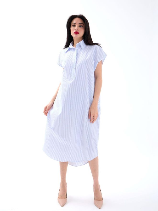 Fame Dress Mimı Striped Wholesale Clothing Casual