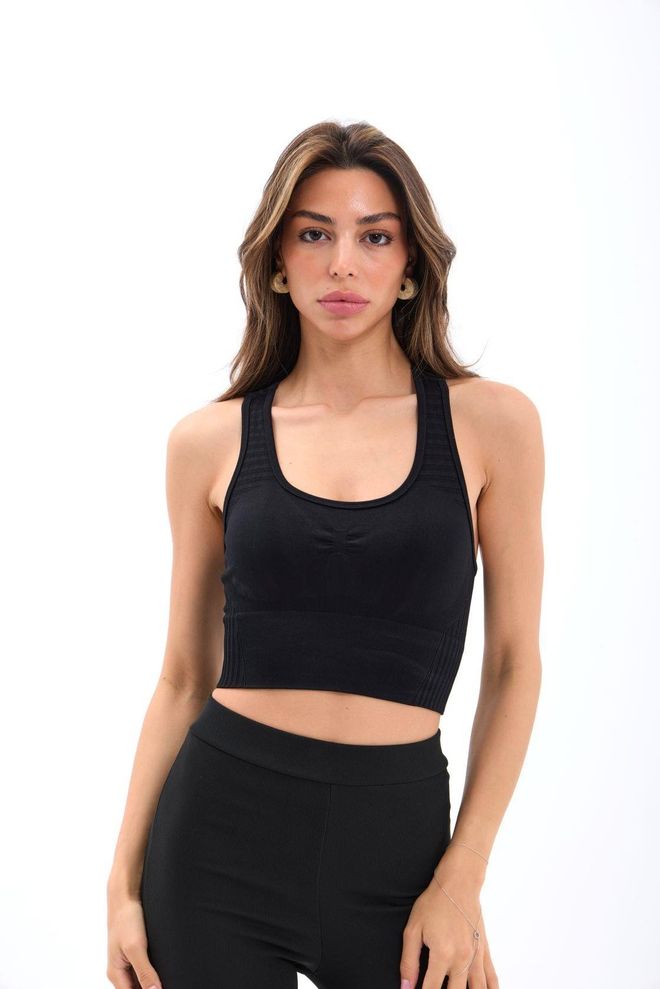 Fame Bralette Črna Oblačila na debelo Ležerno
