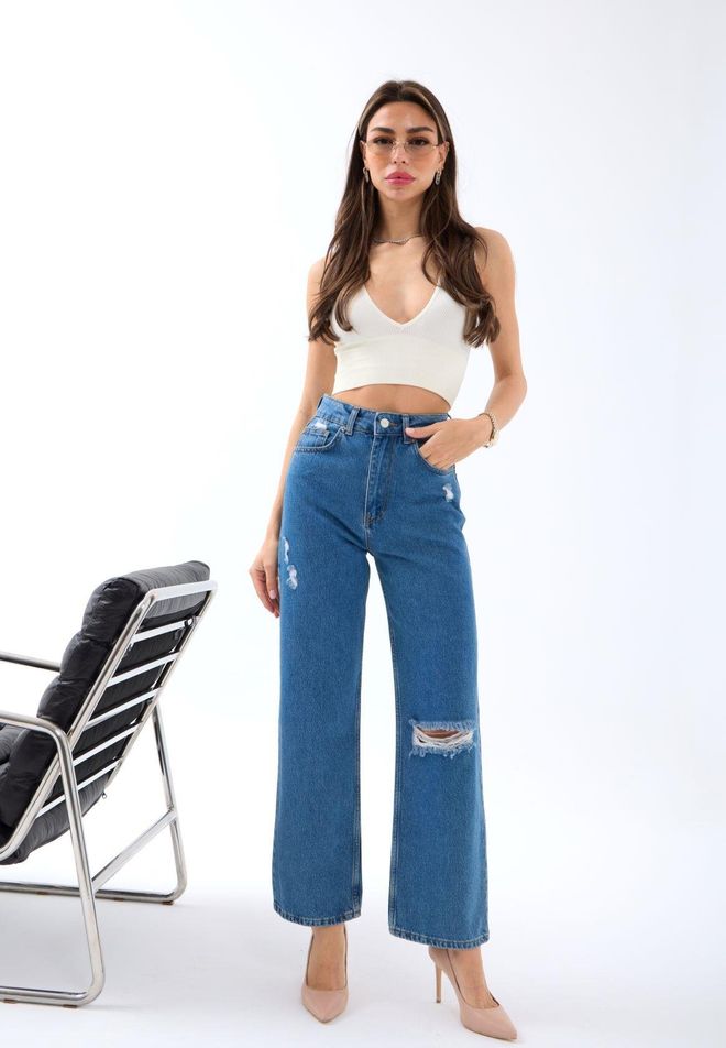 Fame Jeans Blue Wholesale Clothing Casual