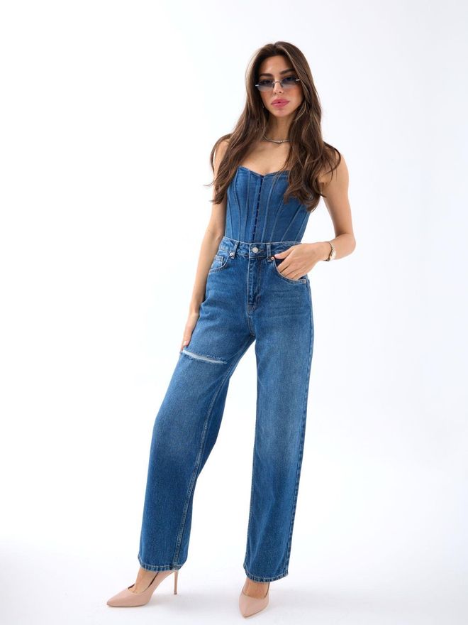 Fame Jeans Blue Wholesale Clothing Casual