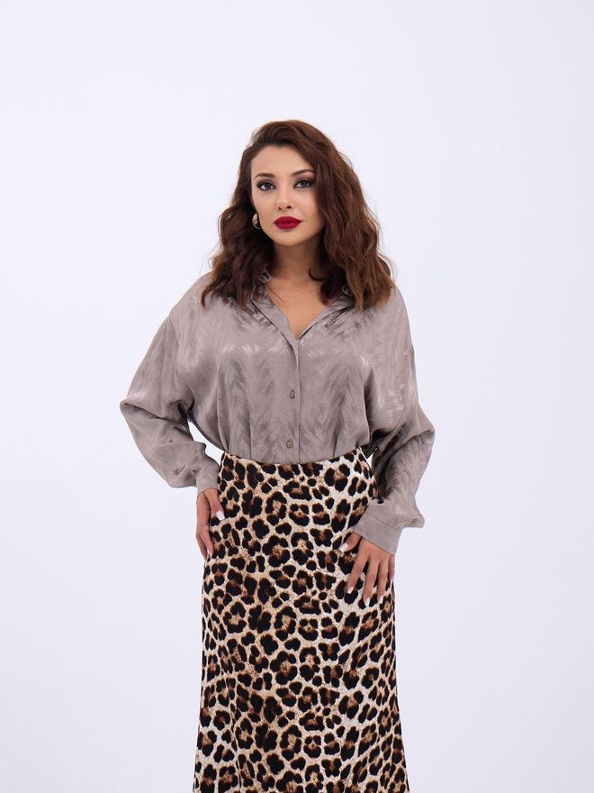 Fame Camicia Fantasia Visone Abbigliamento all'ingrosso Casuale