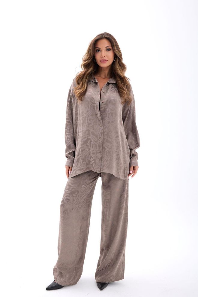 Fame Set Beige Casuale Elegante Formale Abbigliamento all'ingrosso Casuale