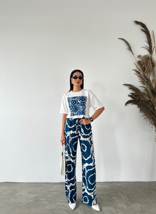 Fiori Ethnic Pattern Printed T shirt Wholesale Clothing Ethnic