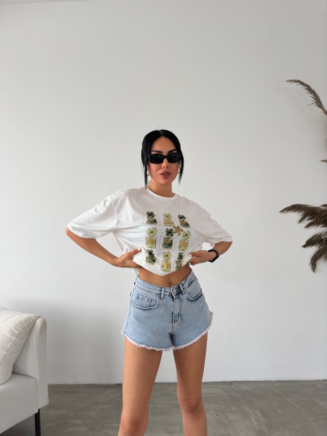 Fiori T shirt Basique Imprimé Floral Vêtements en gros Anniversaire