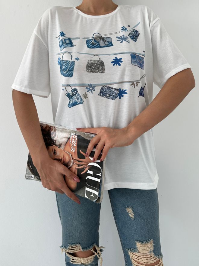 Fiori T shirt Basic Stampata Abbigliamento all'ingrosso Casuale
