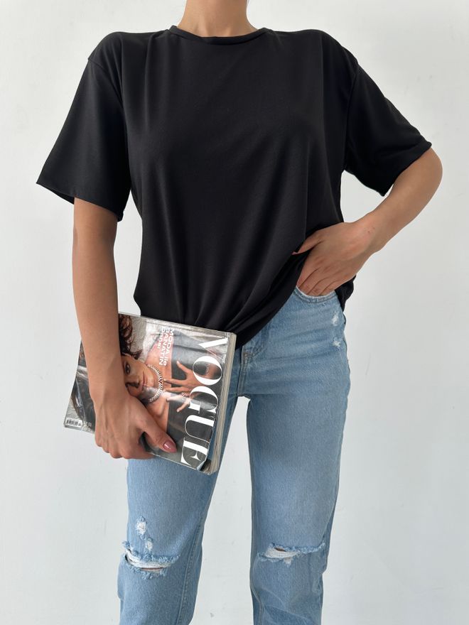 Fiori Μπλουζάκι Basic Crew Neck Χονδρικό εμπόριο ενδυμάτων Casual