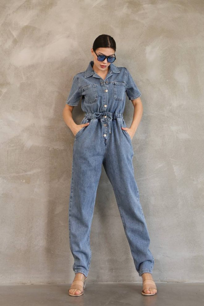 Fiori Jean Tulum Beli Lastikli Toptan Giyim Doğum Günü