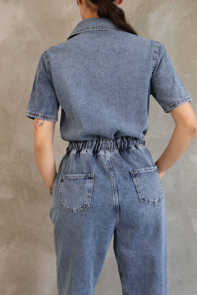 Fiori Jean Tulum Beli Lastikli Toptan Giyim Bahar