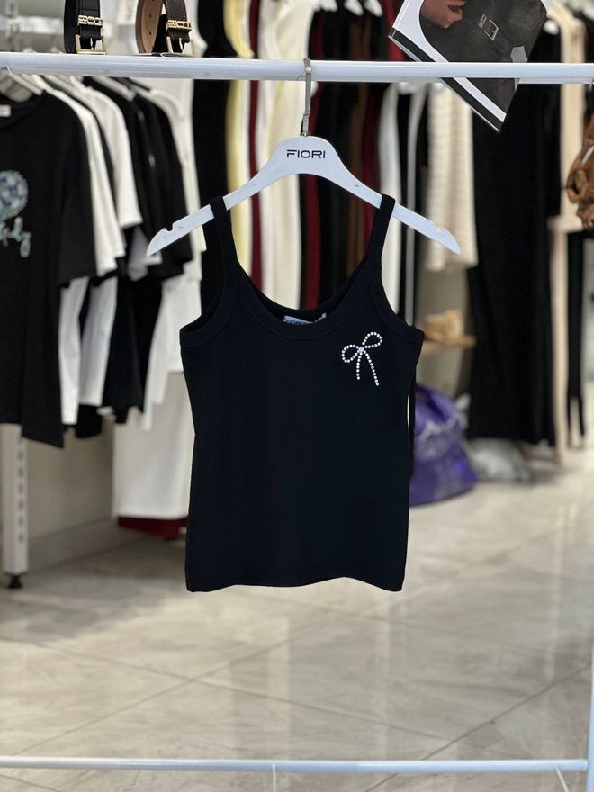Fiori Black Casual Sexy Blouse Wholesale Clothing Casual