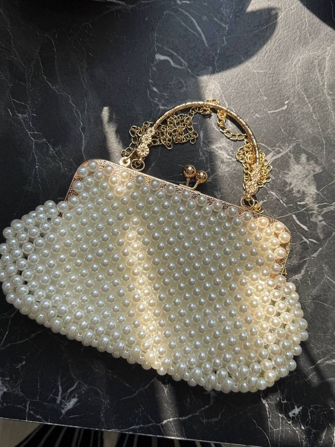 Fiori Pearl And Chain Women's Waist Shoulder Bag Wholesale Clothing 1