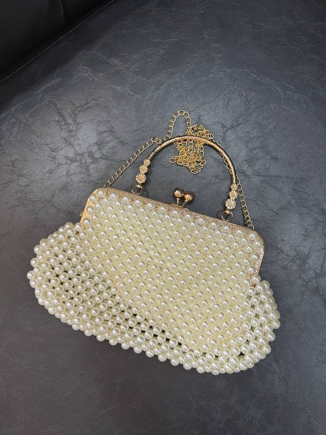 Fiori Pearl And Chain Women's Waist Shoulder Bag Wholesale Clothing 4