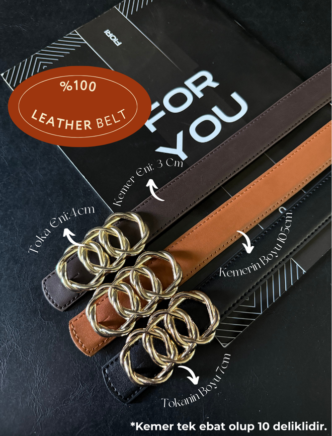 Fiori Oryginalna Wyściełana Skórzana Klamra United Ring Damskie Spodnie Na Pasek Hurtowa sprzedaż odzieży Casual