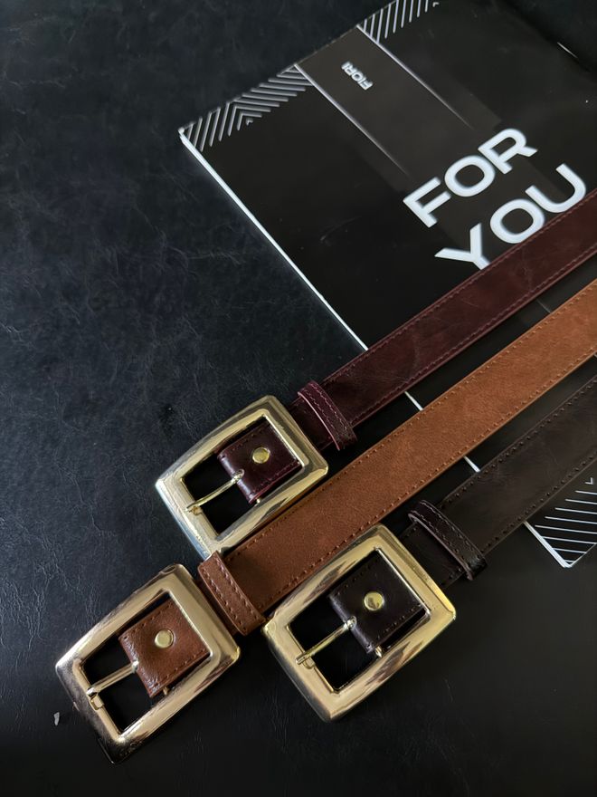 Fiori Dámsky Opasok So Štvorcovou Prackou Veľkoobchod s oblečením Neformálny