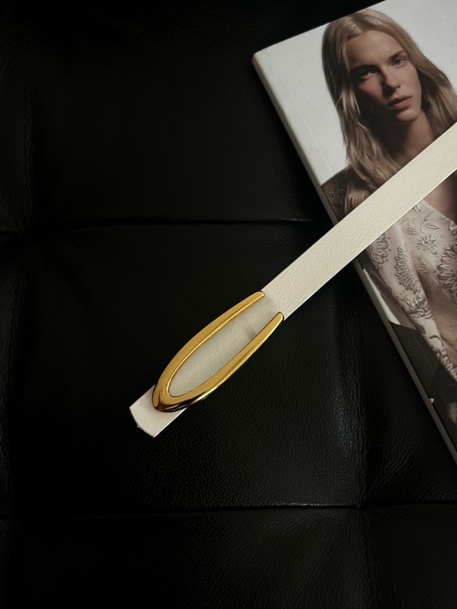 Fiori Cinturón Delgado Para Mujer Con Hebilla Larga Ropa al por mayor 0