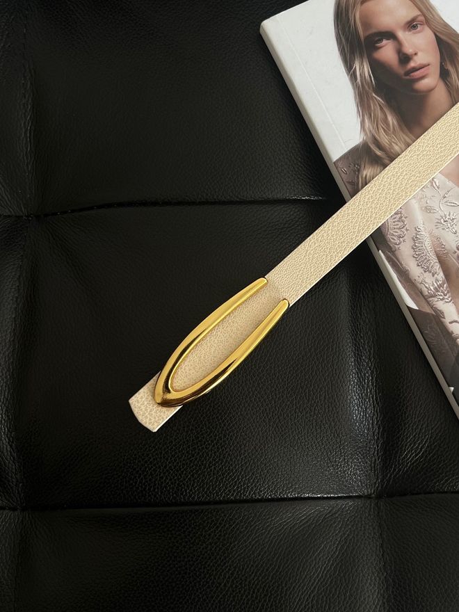 Fiori Cinturón Delgado Para Mujer Con Hebilla Larga Ropa al por mayor 0