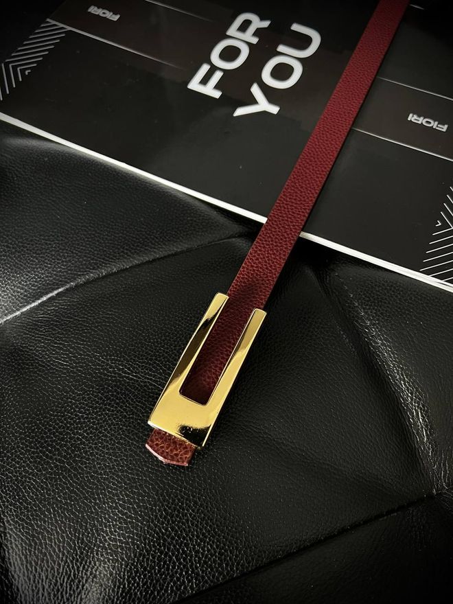 Fiori Tenký Dámsky Opasok S Dizajnovou Prackou Veľkoobchod s oblečením 0