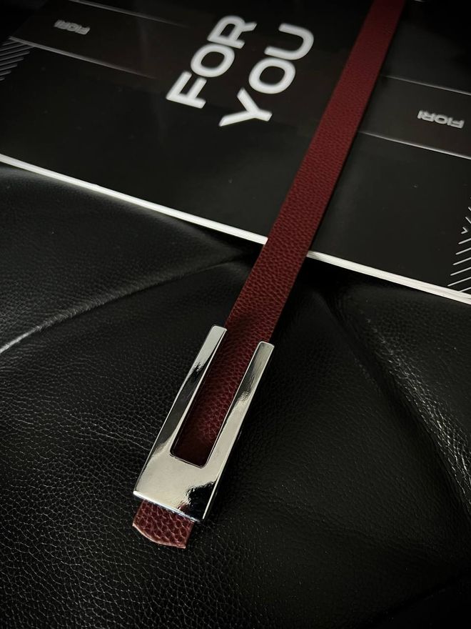 Fiori Tenký Dámsky Opasok S Dizajnovou Prackou Veľkoobchod s oblečením 0