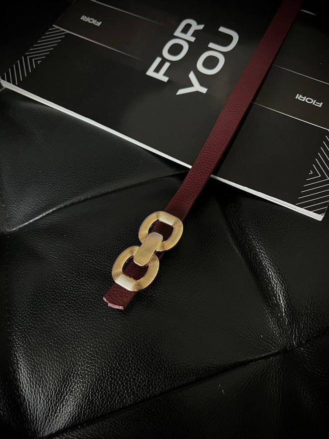 Fiori Damengürtel Mit Doppelter Schnalle Großhandelskleidung Lässig