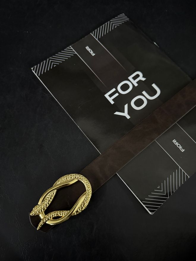 Fiori Auksinis Gyvatės Sagties Moteriškas Diržas Didmeninė prekyba drabužiais Kokteilinė