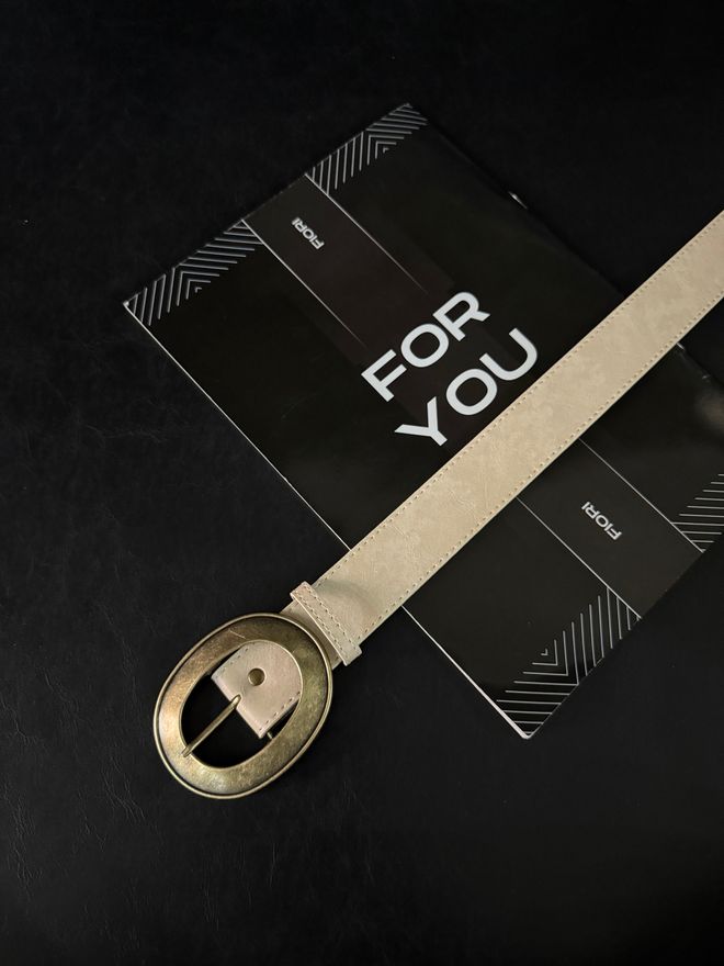 Fiori Calças Femininas Com Fivela Oval De Couro Sintético Cinto Jaqueta Cinto Cinto Social Roupas por atacado Casual