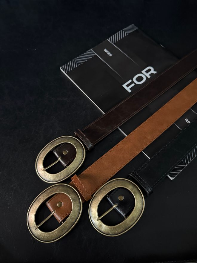 Fiori Женские Брюки Из Искусственной Кожи С Овальной Пряжкой Пояс Куртка Пояс Рубашка Ремень Оптовая продажа одежды Повседневный