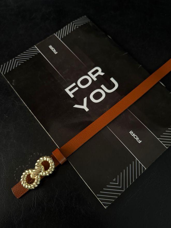 Fiori Cinto Feminino Auger Buckle Slim Leopard Cinto Jaqueta Cinto Cinto Cinto Social Roupas por atacado Casual