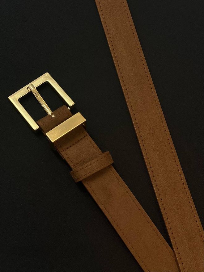 Fiori Gürtel Aus Veloursleder Mit Quadratischer Schnalle Brücke Gürtel Gürtel Gürtel Gürtel Gürtel Gürtel Gürtel Für Damen Großhandelskleidung Lässig