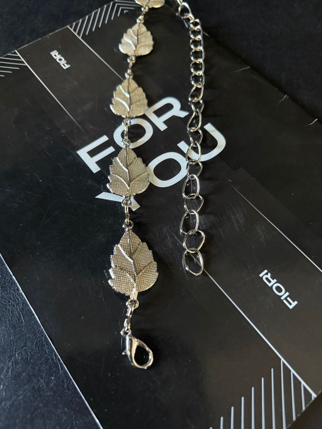 Fiori Listová Retiazka Strieborná Detailná Dámska Opasková Pásová Šaty Na Opasok Sukňa S Opaskom Na Nohavice Veľkoobchod s oblečením Neformálny