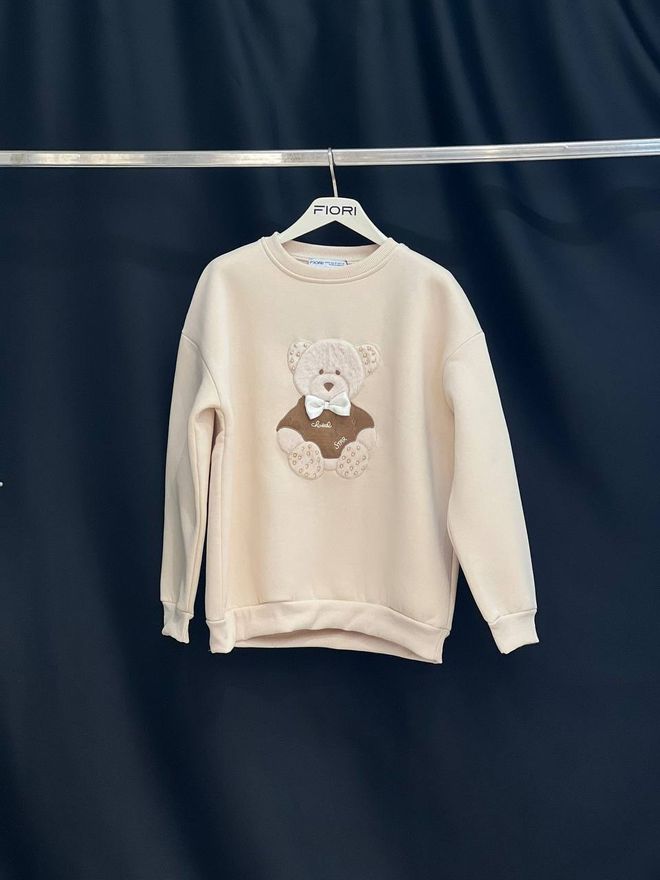 Fiori Μπεζ Casual Cute Streetwear Φούτερ Χονδρικό εμπόριο ενδυμάτων Casual