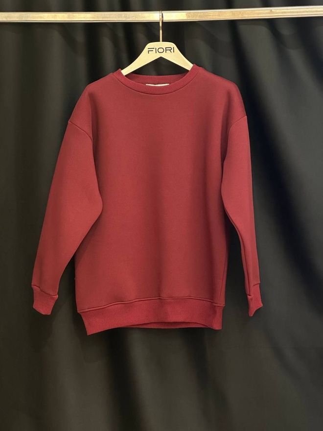Fiori Megztinis Tamsiai Raudona Casual Streetwear Didmeninė prekyba drabužiais Kokteilinė