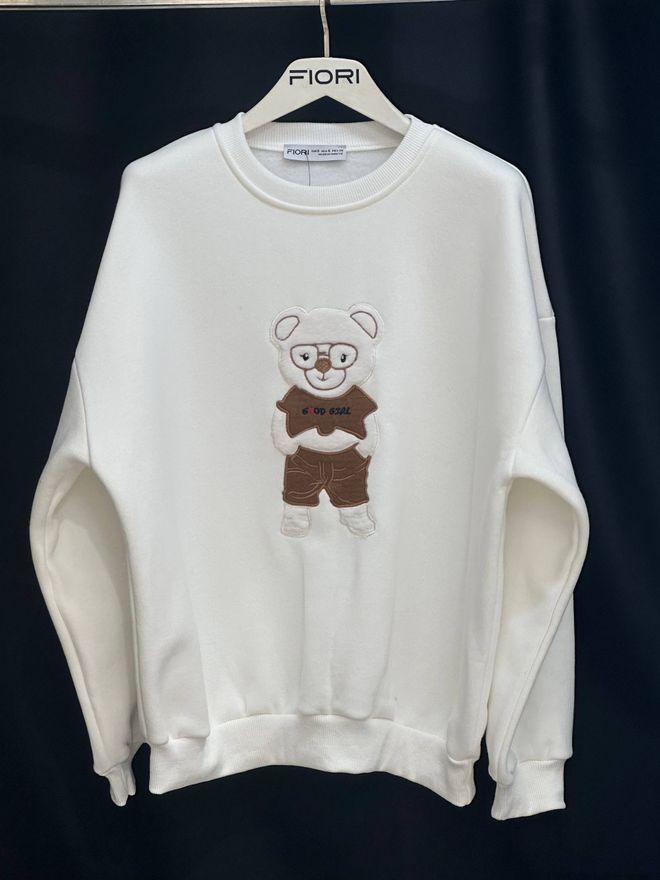 Fiori Pulover Bela Ležerno Oblačila na debelo Ležerno