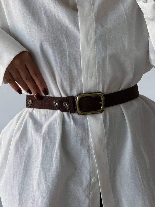 Fiori Σουέτ Τετράγωνη Πόρπη Αξεσουάρ Καρδιάς Γυναικεία Παντελόνια Ζώνη Ζώνη Ζώνη Ζών Χονδρικό εμπόριο ενδυμάτων Casual