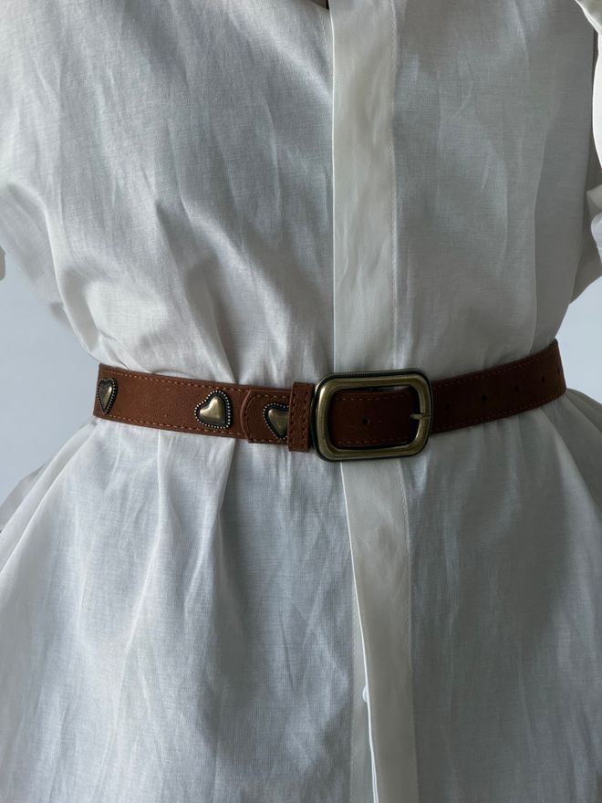 Fiori Moterys Kelnės Diržo Striukė Diržo Marškinėliai Diržo Suknelė Diržas Su Sagtimi Širdies Aksesuaras Didmeninė prekyba drabužiais Kokteilinė