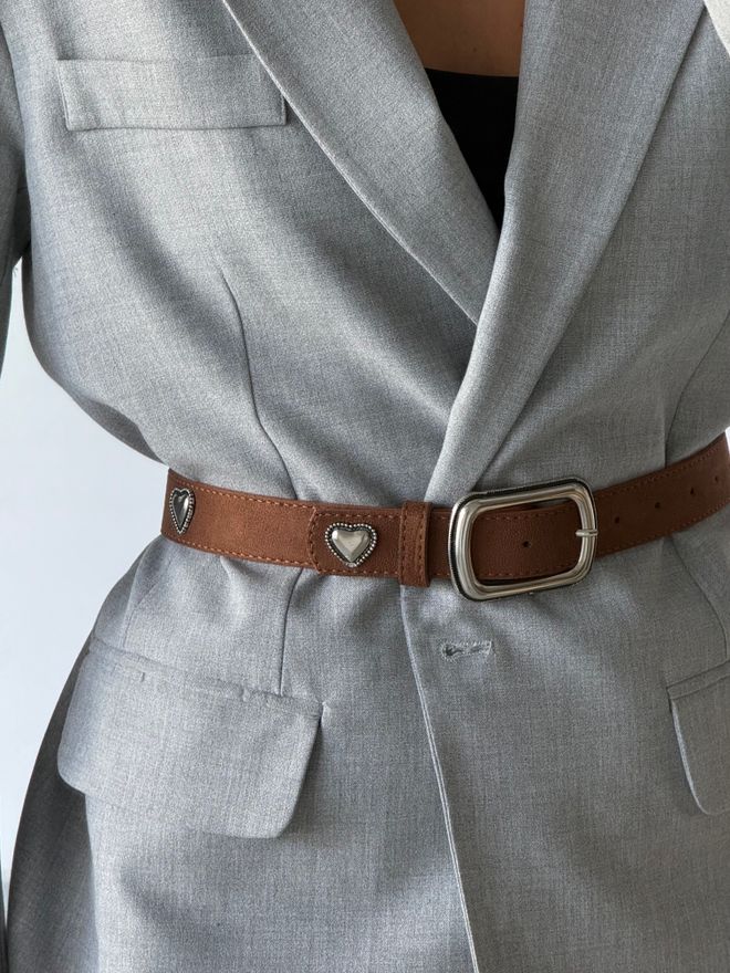 Fiori Damesbroek Riem Jas Riem Overhemdriem Jurkriem Met Gesp Hartaccessoire Groothandel Kleding Casual