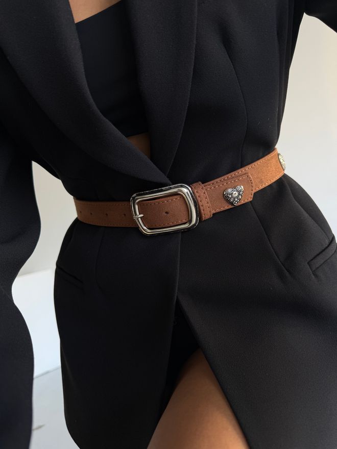 Fiori Τετράγωνη Αγκράφα Αξεσουάρ Καρδιάς Γυναικεία Παντελόνια Ζώνη Ζώνη Ζώνη Χονδρικό εμπόριο ενδυμάτων Casual