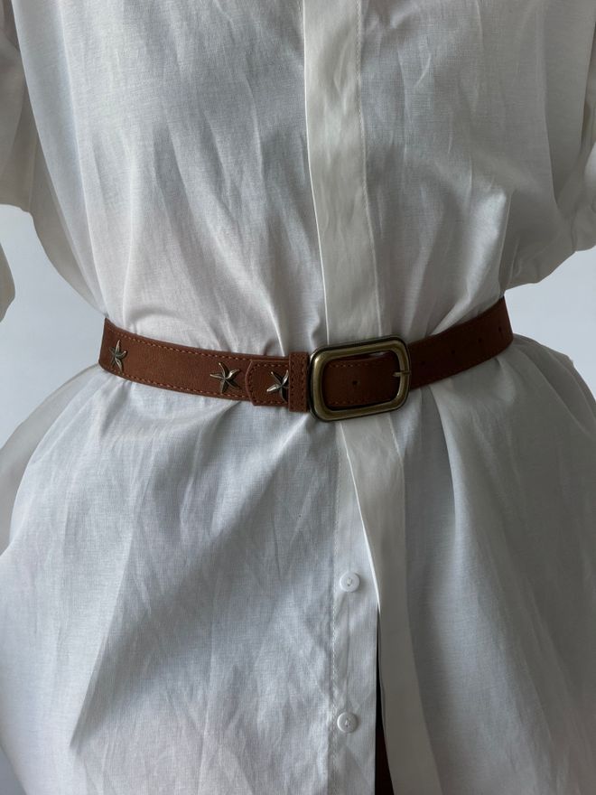 Fiori Σουέτ Τετράγωνη Αγκράφα Αστέρι Αξεσουάρ Γυναικεία Παντελόνια Ζώνη Χονδρικό εμπόριο ενδυμάτων Casual