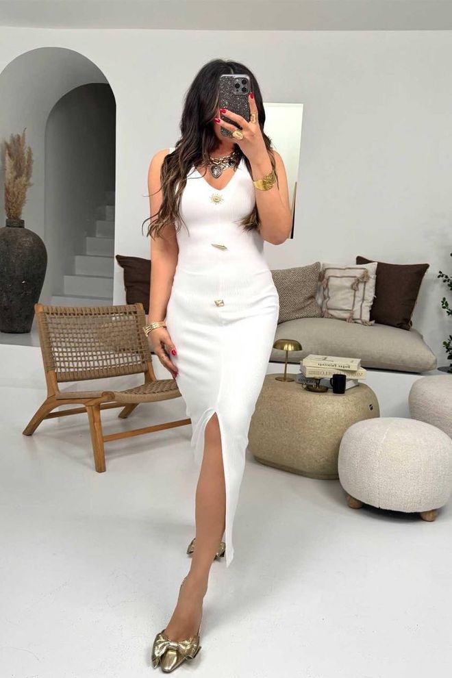 Fiori Розова Елегантна Рокля Бодикон До Земята Дрехи на едро Без плат