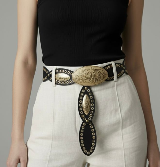 Fiori Cinturón Vaquero Para Mujer Cinturón De Vestir Falda Pantalones Ropa al por mayor Casual